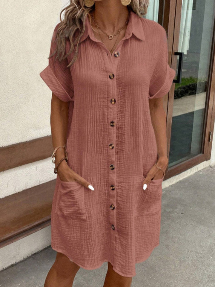 Dunya – Elegantes Polokleid mit Gürtel