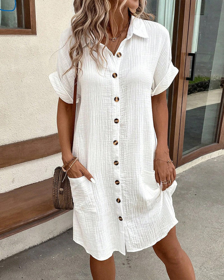 Dunya – Elegantes Polokleid mit Gürtel