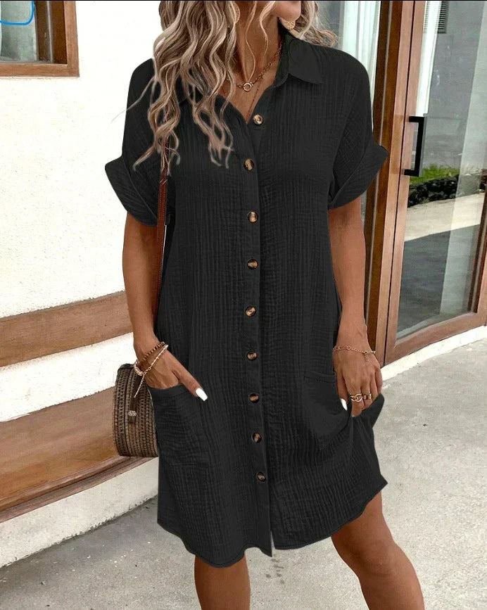 Dunya – Elegantes Polokleid mit Gürtel