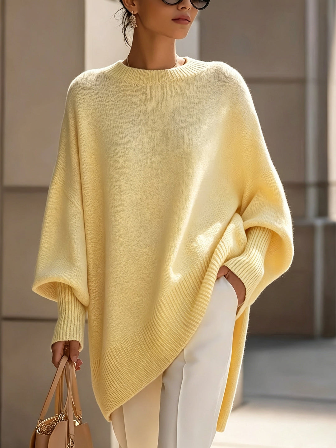 Maris Locker fallender Strickpullover