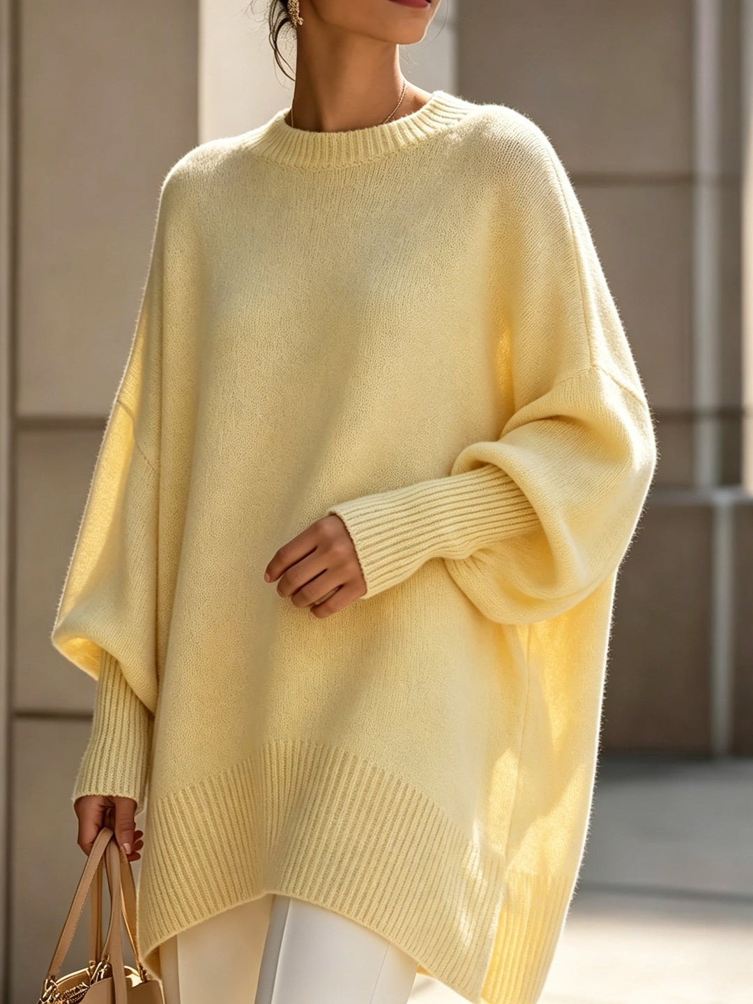 Maris Locker fallender Strickpullover