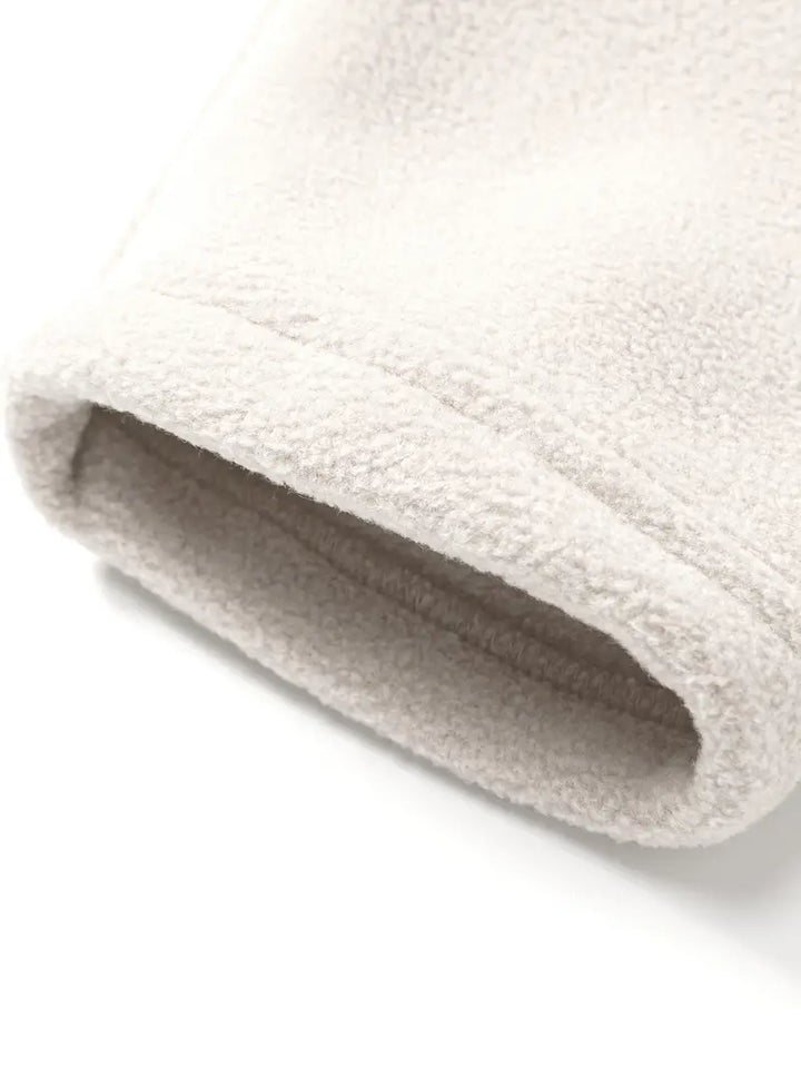Langärmeliger Pullover mit Reißverschluss