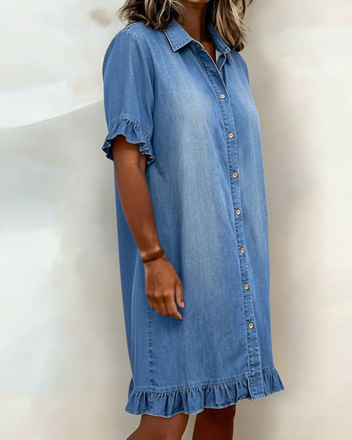 Maria - Bequemes Denim-Kleid