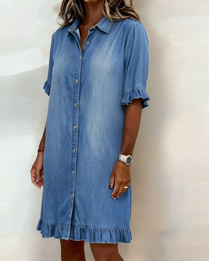 Maria - Bequemes Denim-Kleid