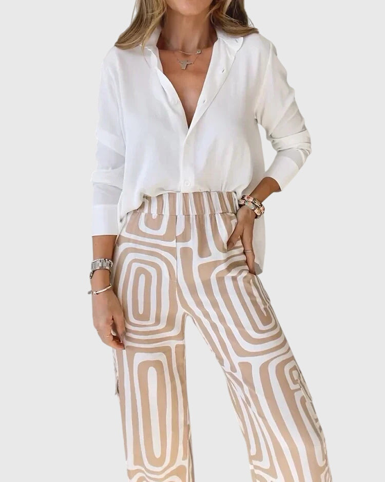 Emilia™ | Stilvolle Hose + Kostenlose Bluse &amp; Gürtel