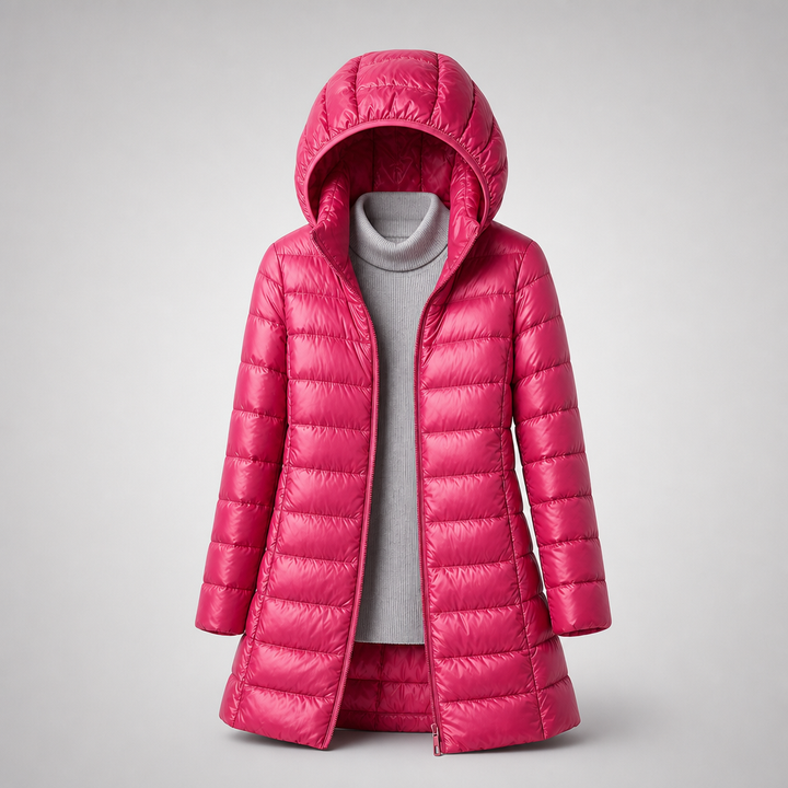 Clara Ultraleichte Daunenjacke für mühelosen Stil