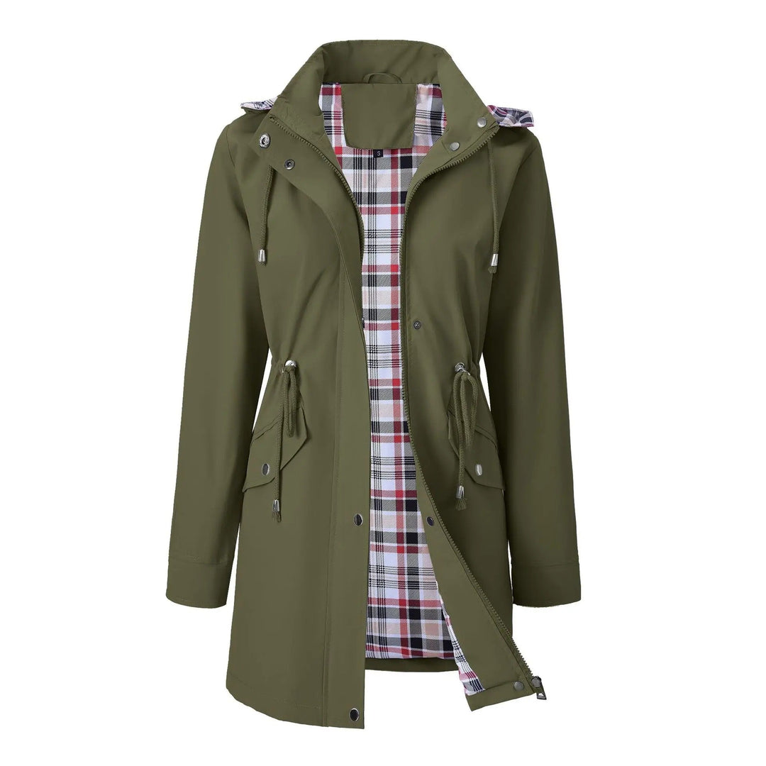 Carlotta Wasserdichte 3-in-1 Regenjacke mit abnehmbarer Kapuze