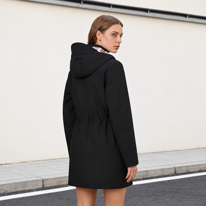 Carlotta Wasserdichte 3-in-1 Regenjacke mit abnehmbarer Kapuze