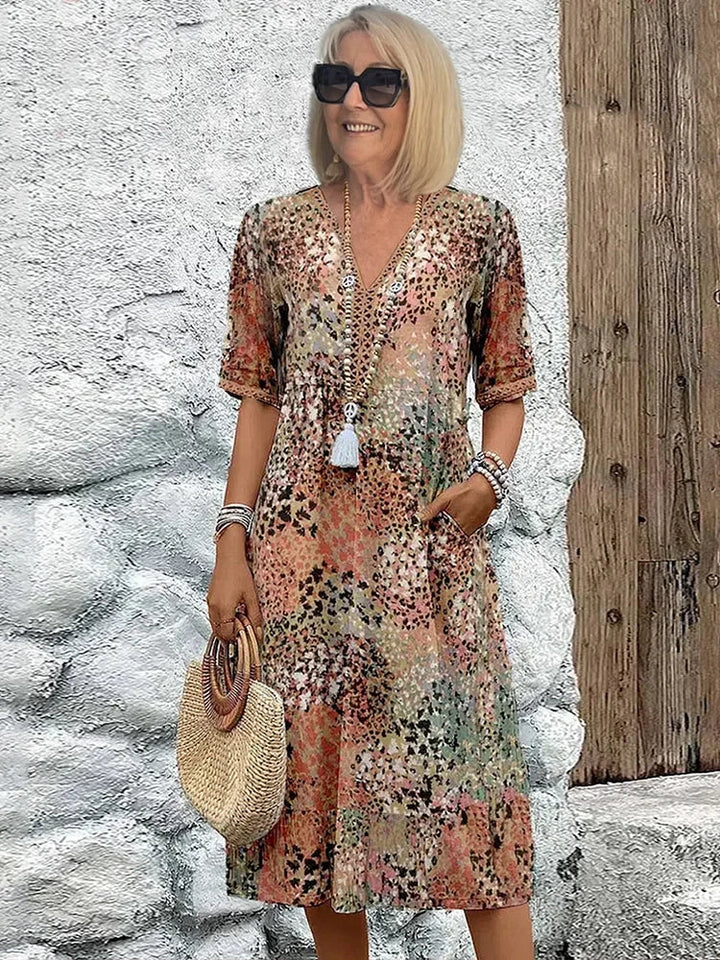 Lina - Midi-Kleid „Éclatante“