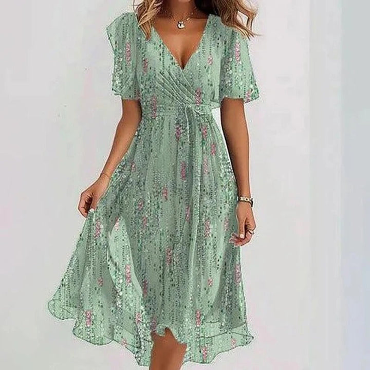 Yara - Elegantes geblümtes Kleid