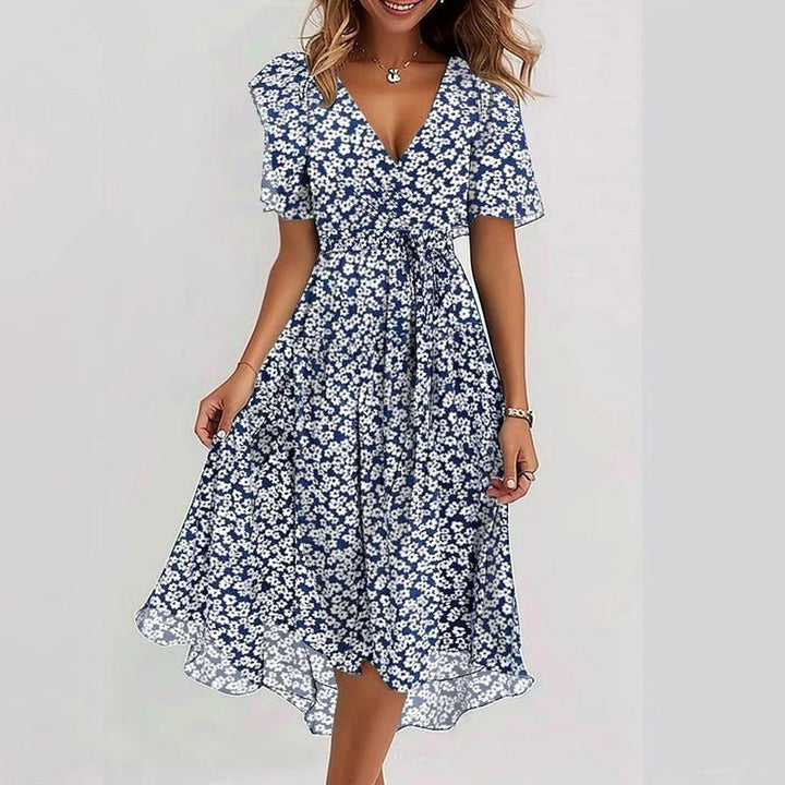Yara - Elegantes geblümtes Kleid