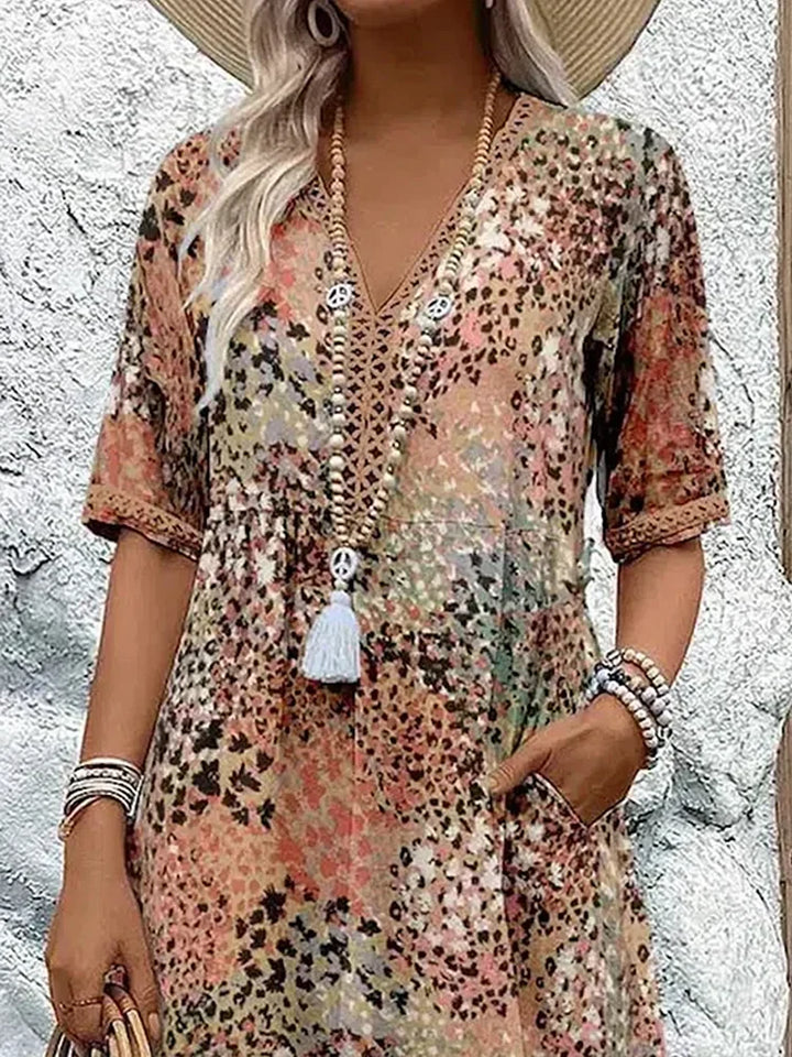 Lina - Midi-Kleid „Éclatante“