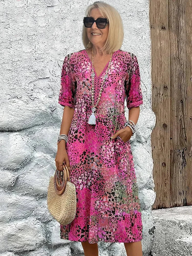 Lina - Midi-Kleid „Éclatante“