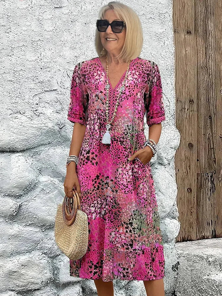 Lina - Midi-Kleid „Éclatante“