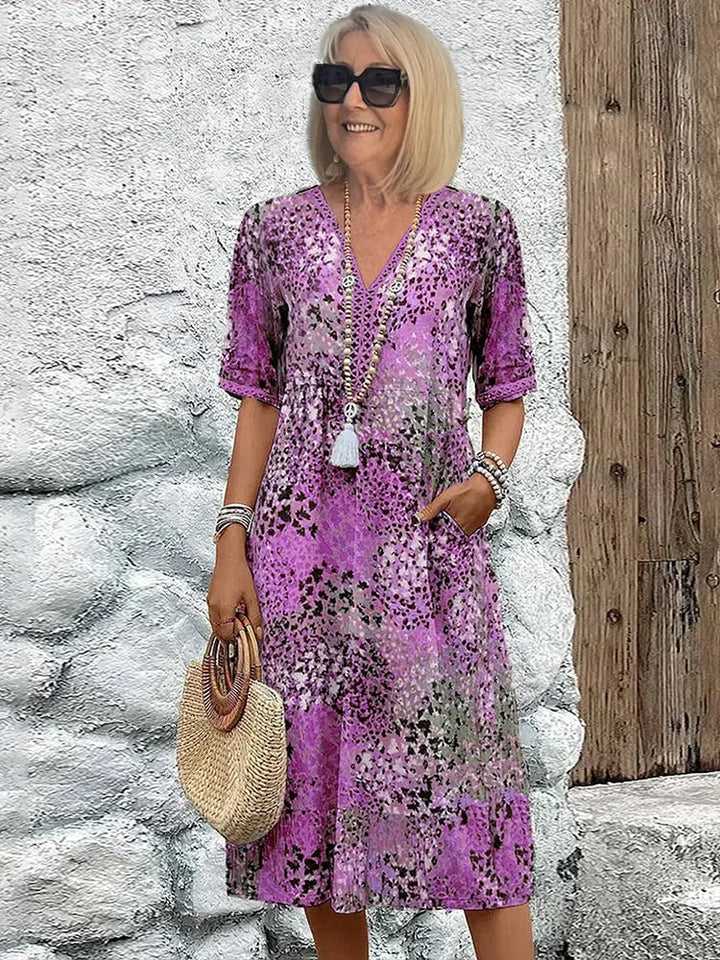 Lina - Midi-Kleid „Éclatante“