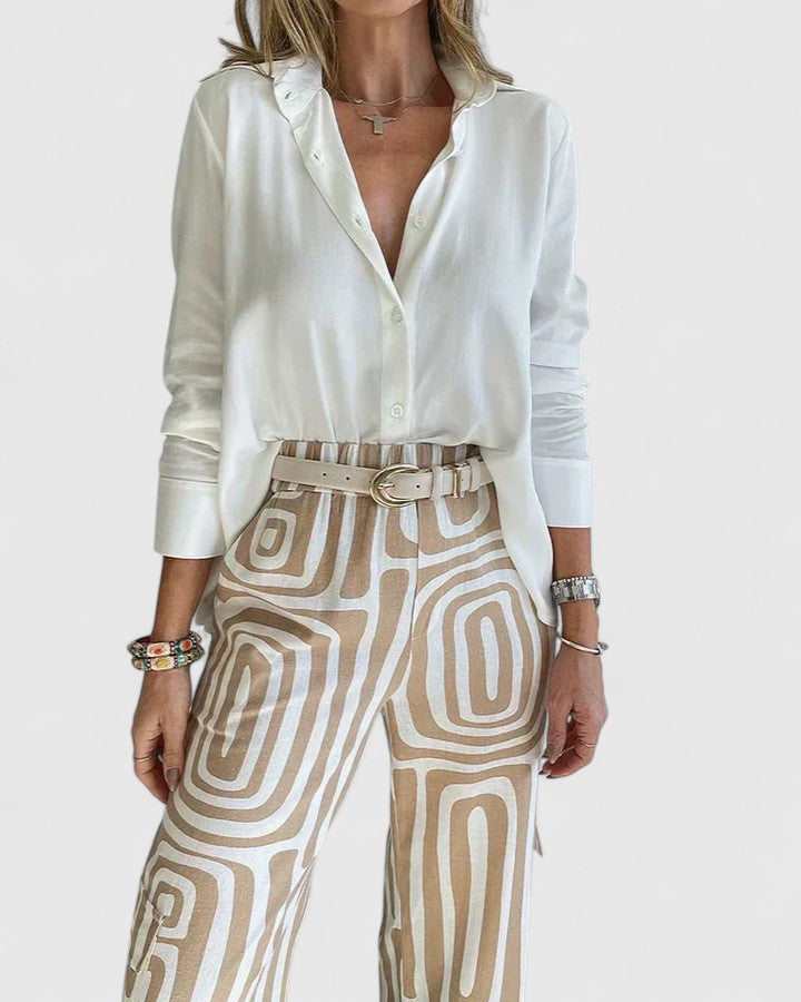 Kira | Elegantes Zweiteiliges Set (EINSCHLIESSLICH EINEM KOSTENLOSEN GÜRTEL)