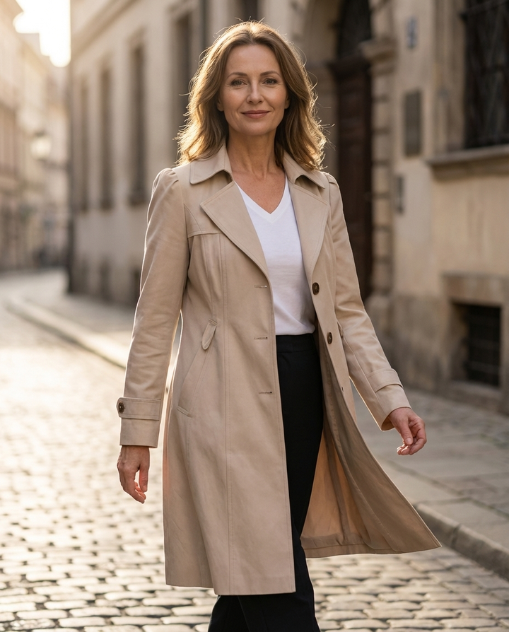 OLIVIA Eleganter Übergangsmantel