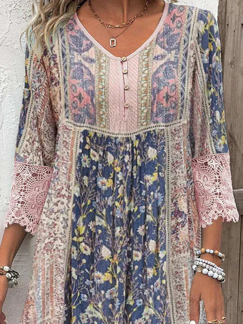 Kirsten - Elegantes Boho-Kleid