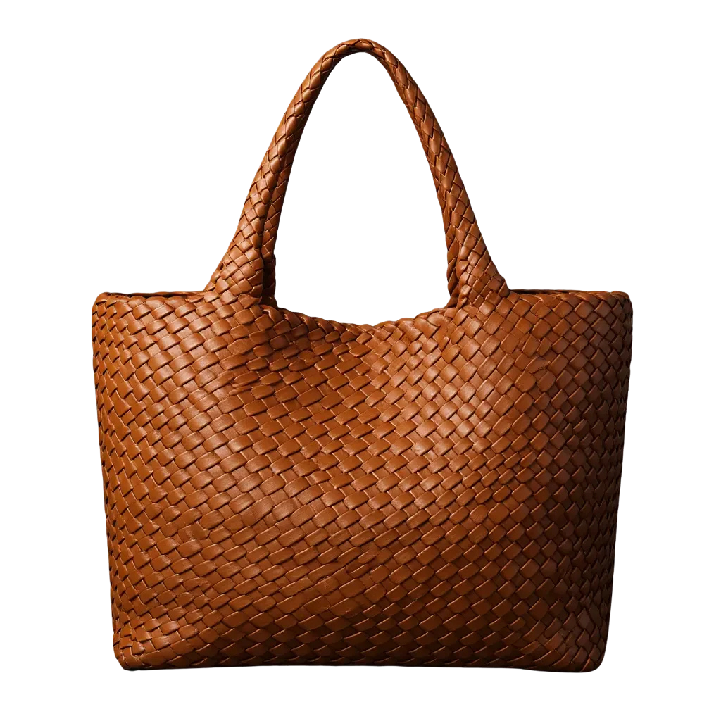 Lana – Gewebter Shopper aus veganem Leder