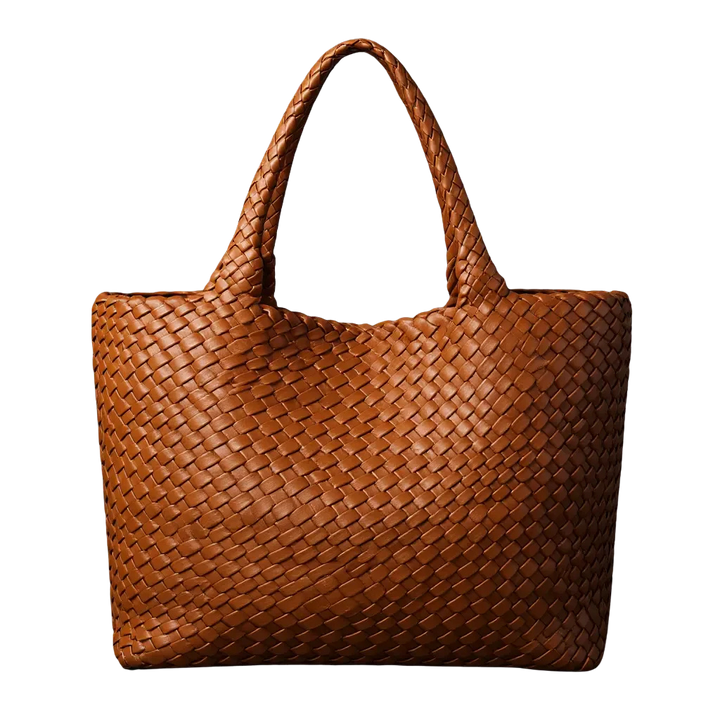 Lana – Gewebter Shopper aus veganem Leder