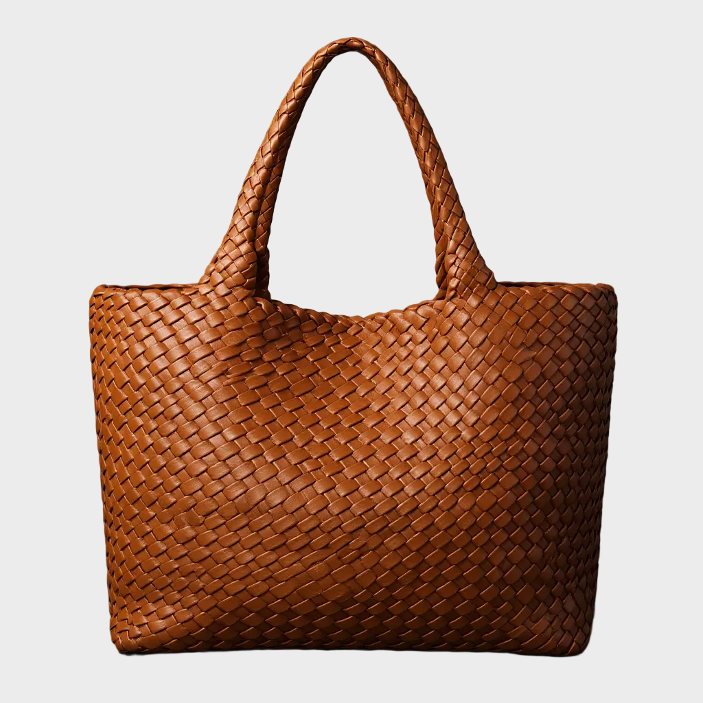 Lana – Gewebter Shopper aus veganem Leder