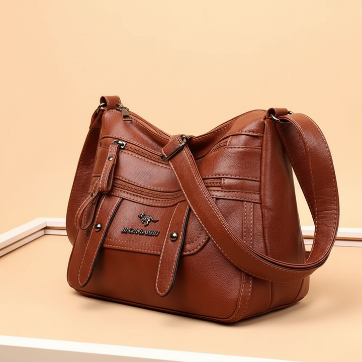 Elegante und funktionale Damen-Lederhandtasche