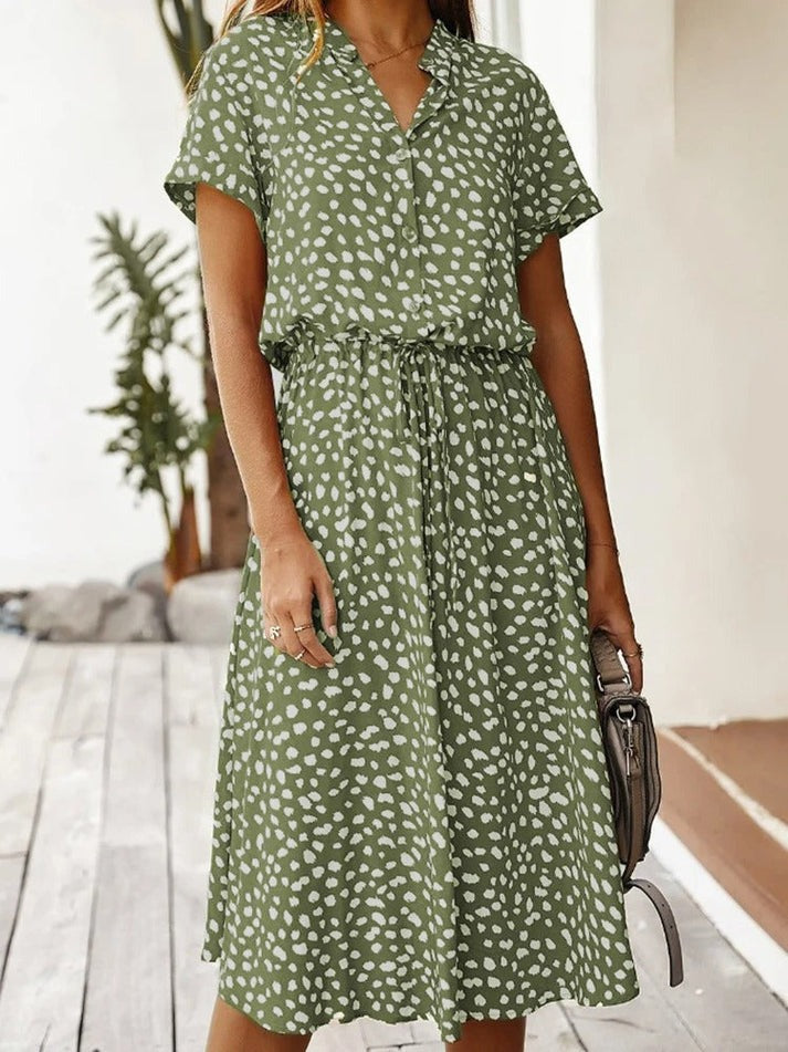Edith - Sophistiziertes fließendes Kleid