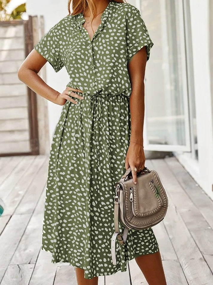 Edith - Sophistiziertes fließendes Kleid