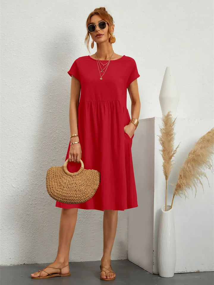 Salbei - Legeres Elegantes Kleid