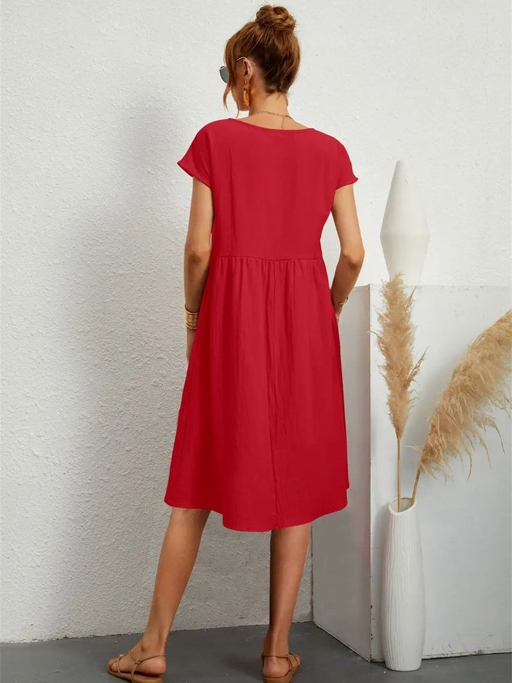 Salbei - Legeres Elegantes Kleid