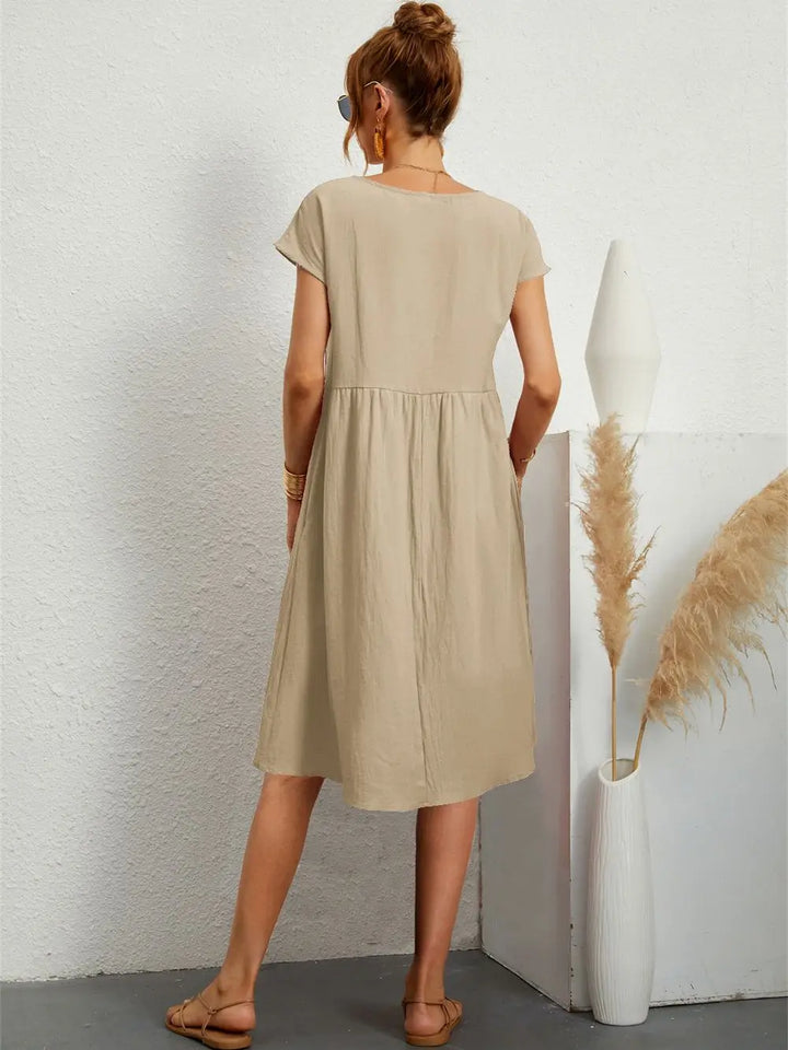 Salbei - Legeres Elegantes Kleid