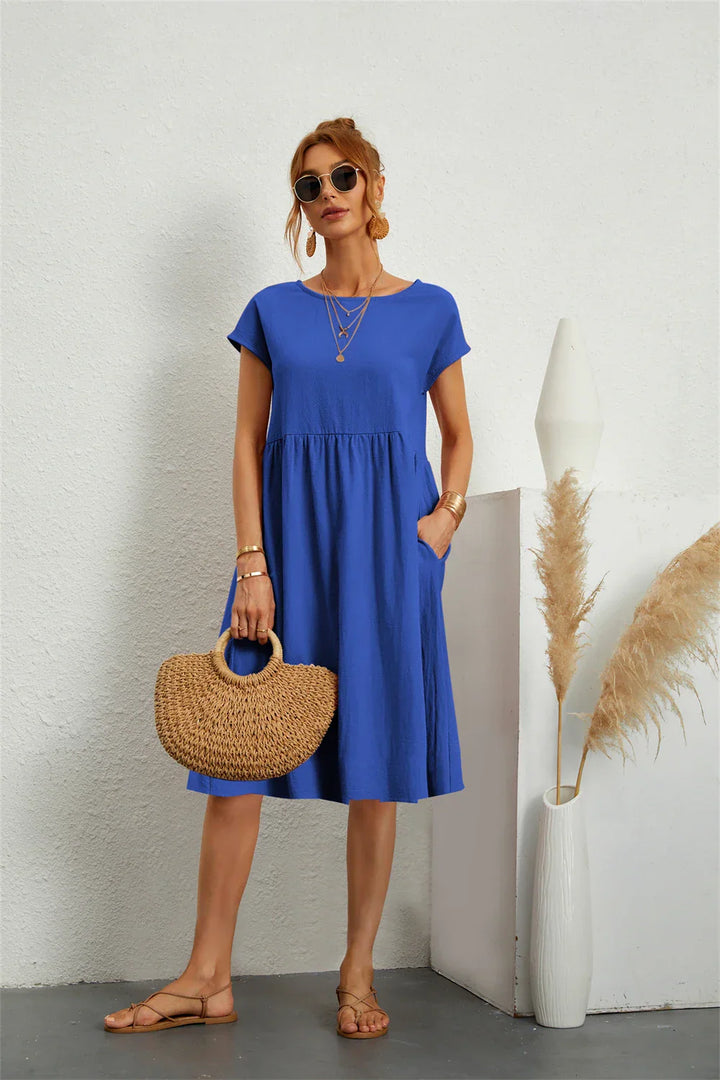 Salbei - Legeres Elegantes Kleid