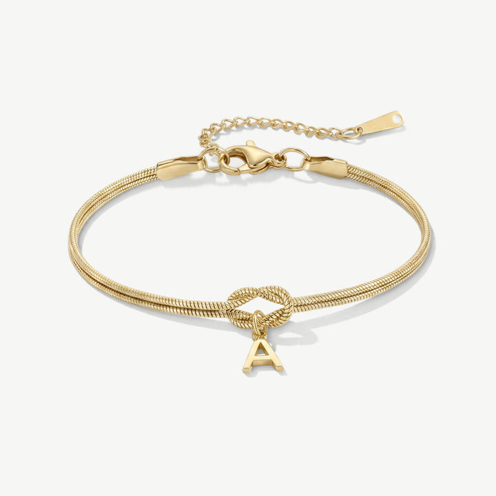 Initial Knot Bracelet