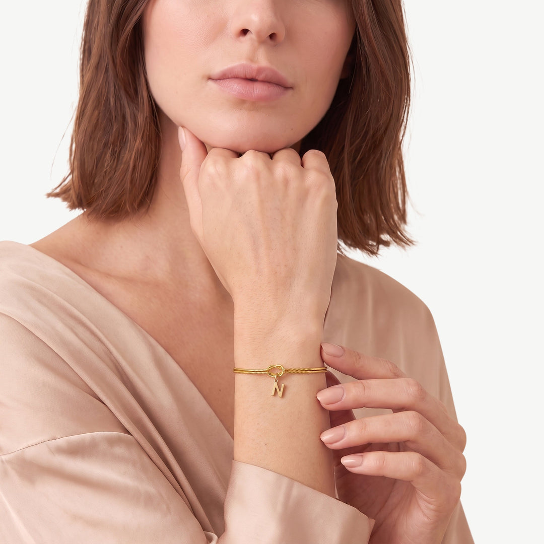 Initial Knot Bracelet