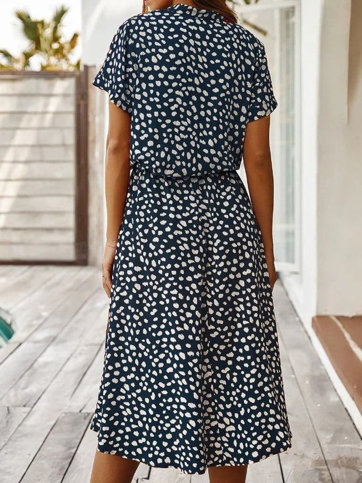 Edith - Sophistiziertes fließendes Kleid