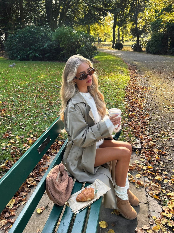 Klassischer Trenchcoat