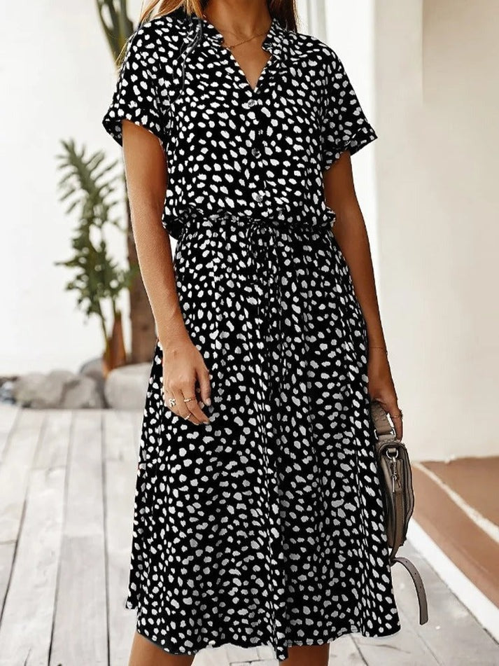 Edith - Sophistiziertes fließendes Kleid