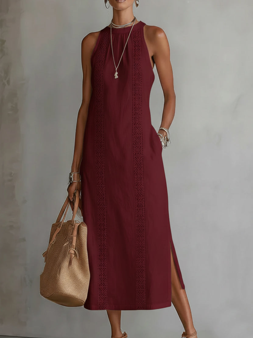 Jimena - Elegantes Leinenkleid