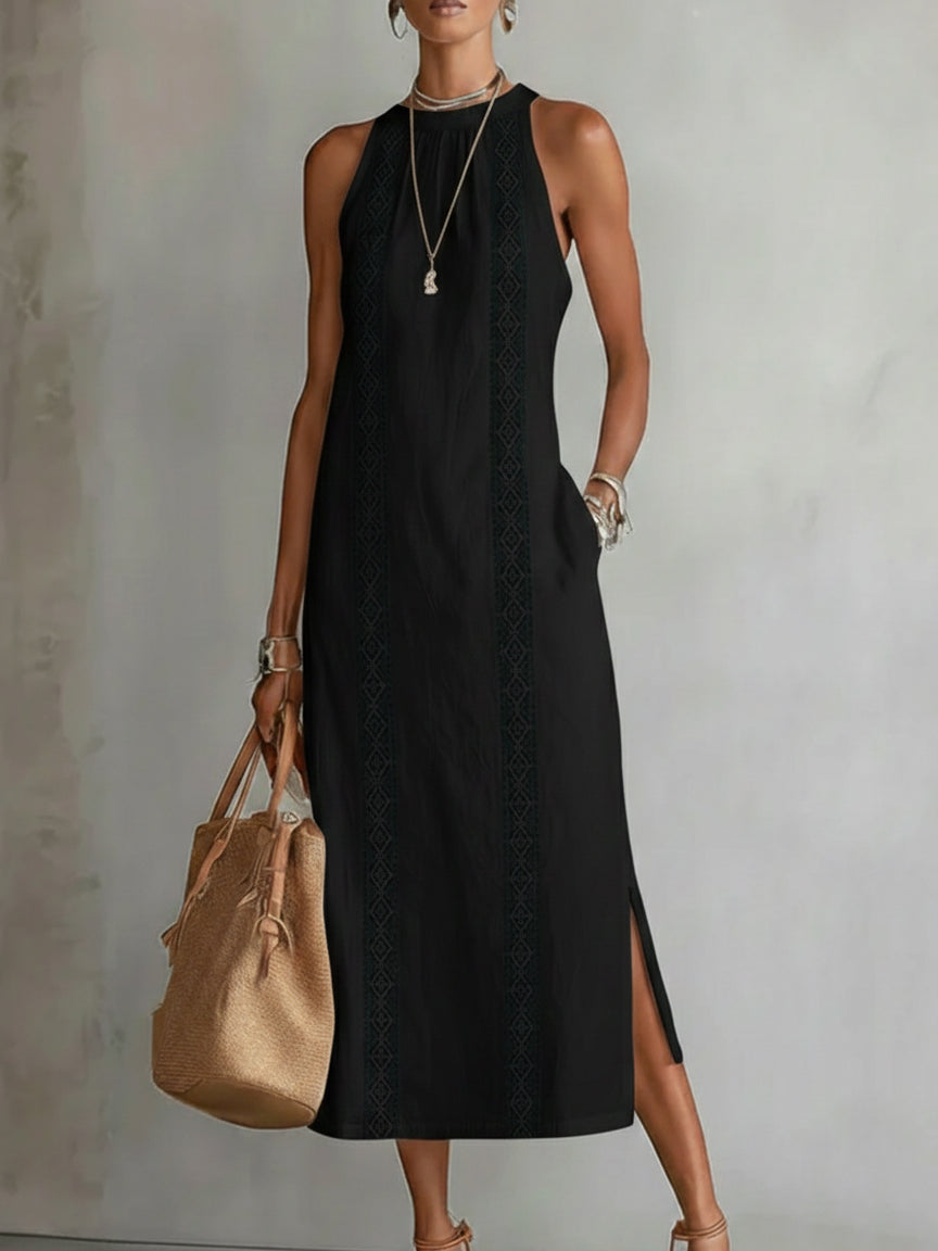 Jimena - Elegantes Leinenkleid