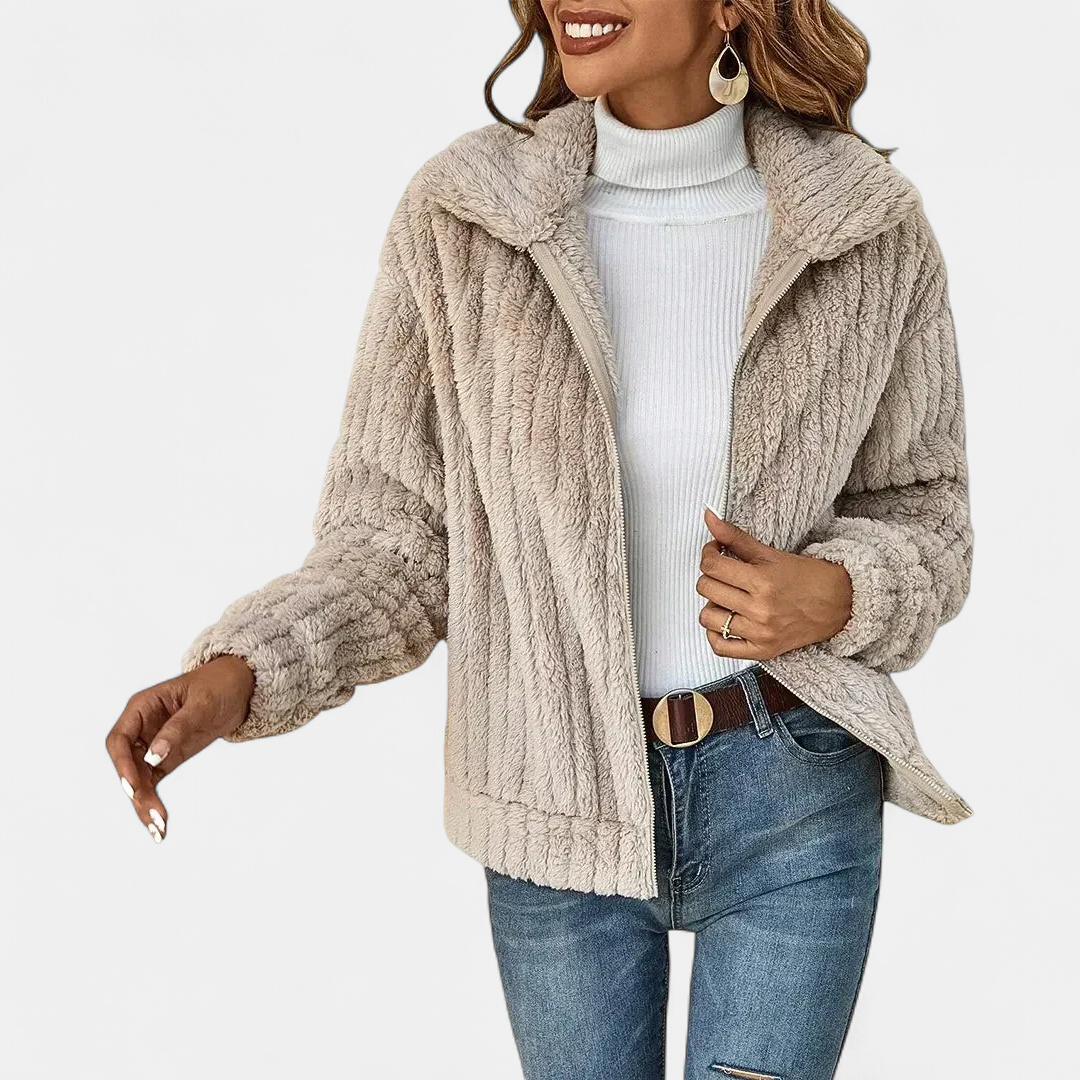 GENEVIEVE | Stylische Sherpa-Jacke