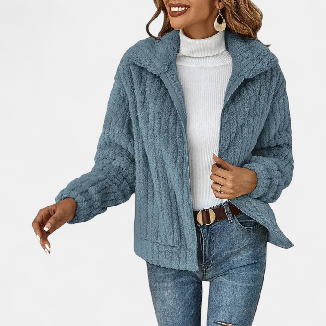 GENEVIEVE | Stylische Sherpa-Jacke