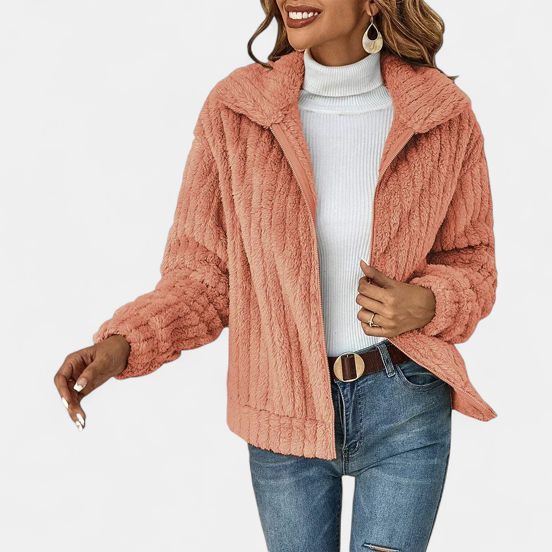 GENEVIEVE | Stylische Sherpa-Jacke