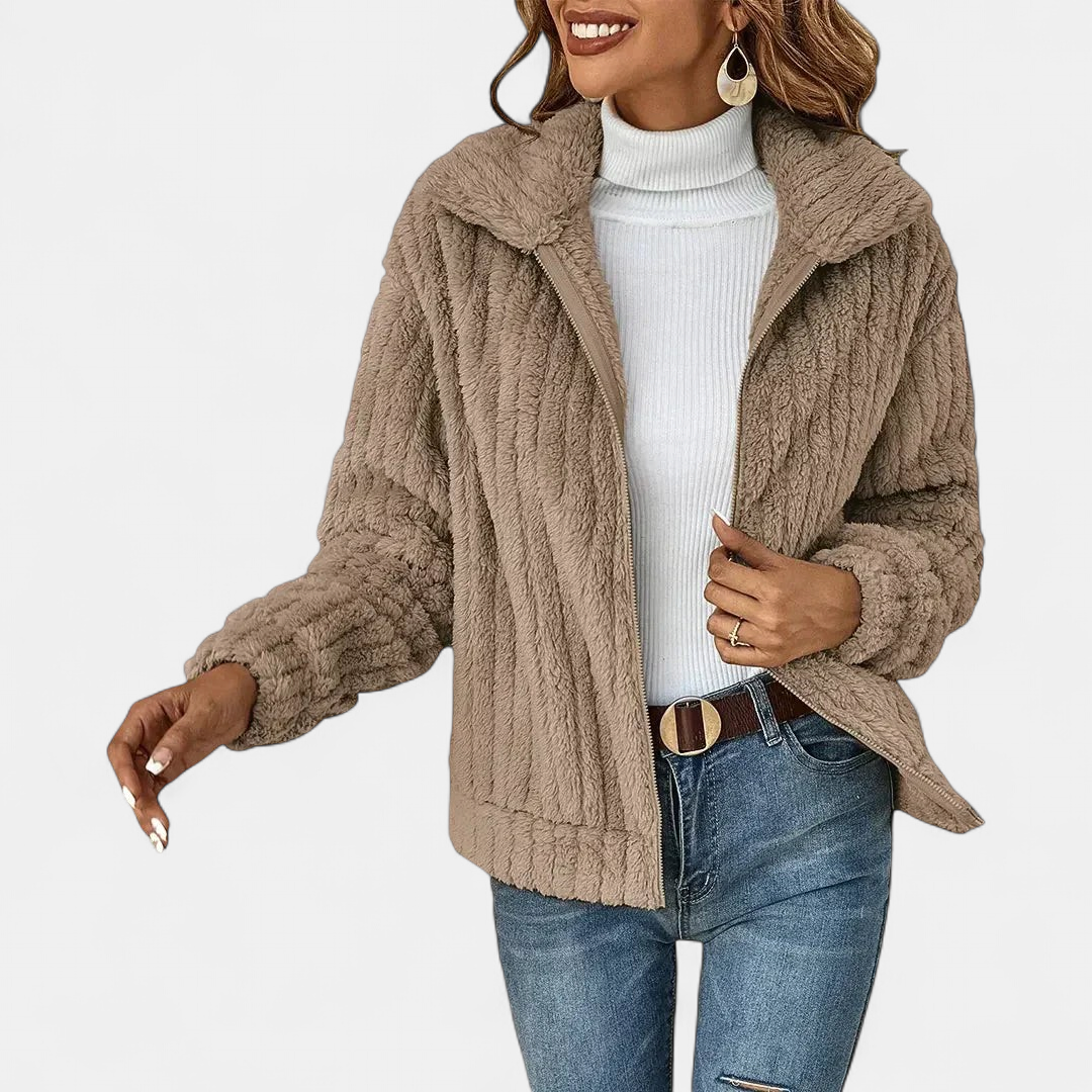 GENEVIEVE | Stylische Sherpa-Jacke
