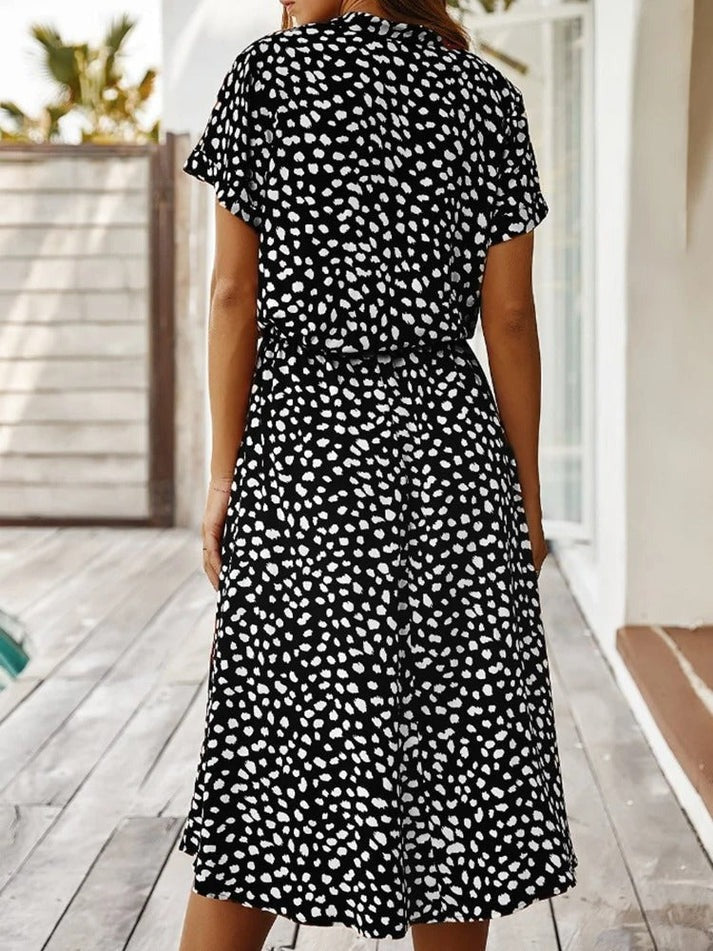 Edith - Sophistiziertes fließendes Kleid