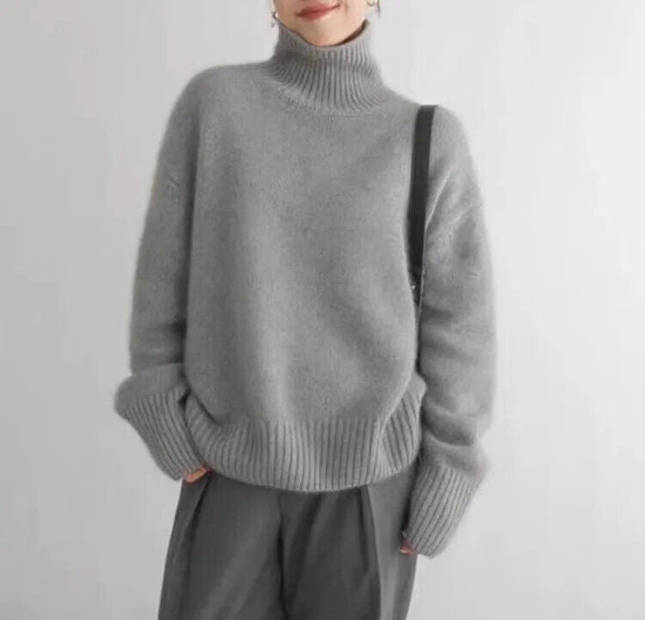 Eleganter Rollkragenpullover für Damen