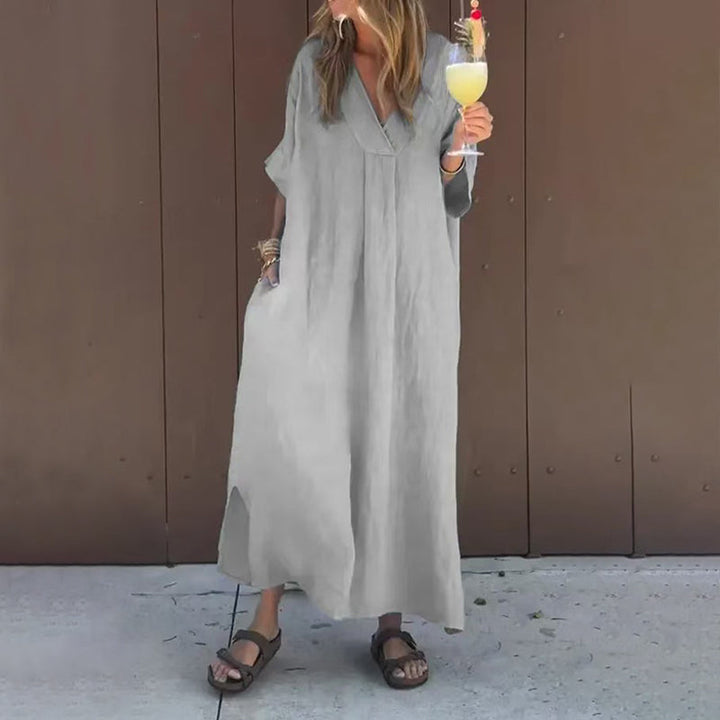 Alessia – Lässiges V-Ausschnitt-Kleid