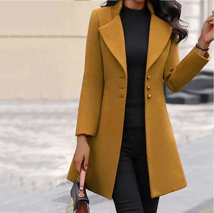 Stilvoller Trenchcoat mit Knopfverschluss