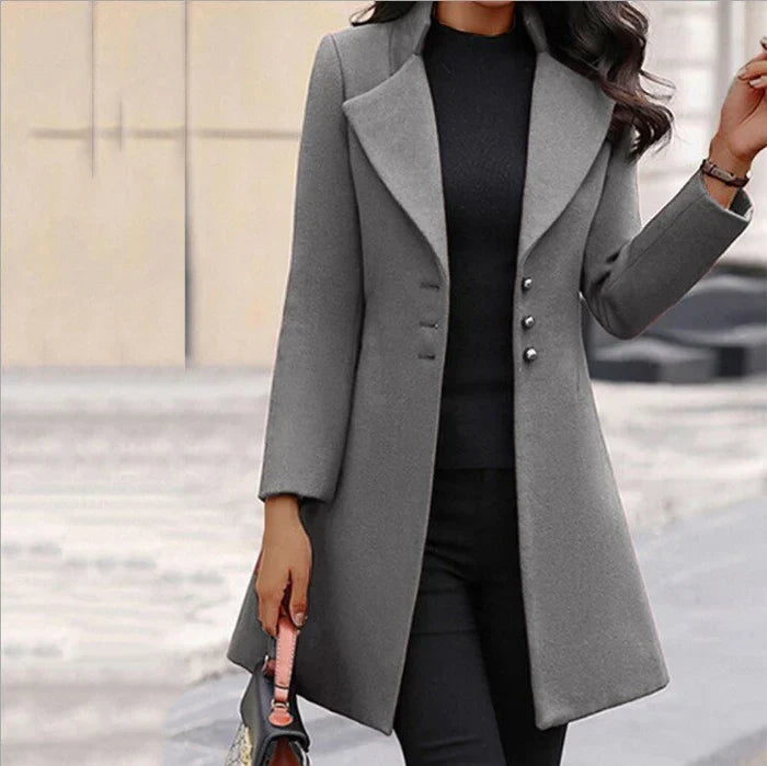 Stilvoller Trenchcoat mit Knopfverschluss