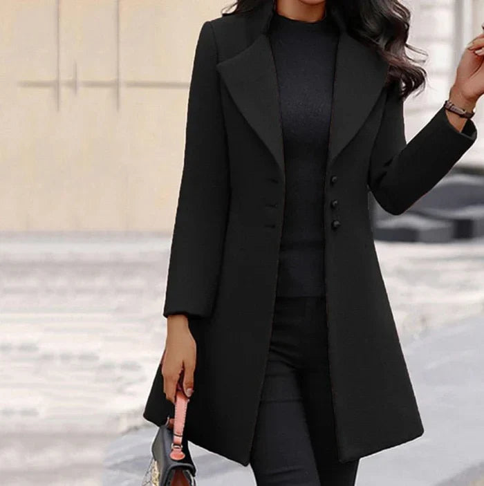 Stilvoller Trenchcoat mit Knopfverschluss